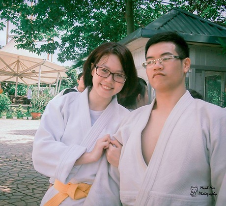 Bộ tranh tỏ tình đáng yêu của nàng... võ sĩ - 1 Cô gái mê võ Judo là tác giả của bộ tranh tỏ tình đáng yêu