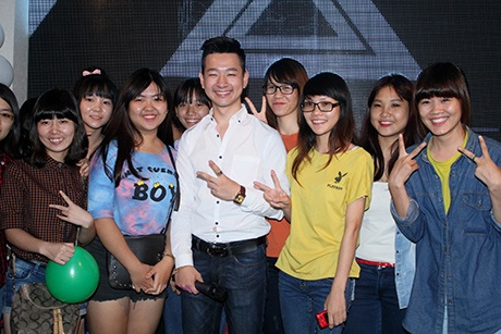 Các fan dành nhiều tình cảm cho chàng hot boy mắt híp