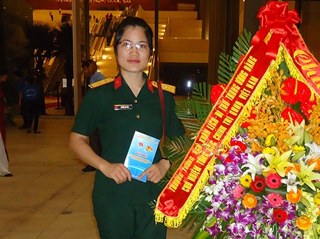 “Bóng hồng” chiếm ngôi Thủ khoa trường quân sự - 1 Hoàng Thị Yến - Thủ khoa tốt nghiệp Học viện kĩ thuật quân sự