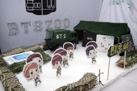 Hình vẽ chibi của các thành viên nhóm nhạc thần tượng Bangtan Boys