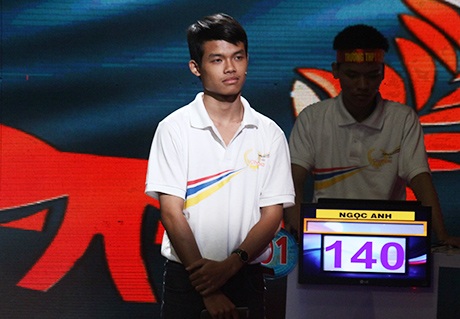 Trọng Nhân vẫn rất điềm tĩnh khi bước vào phần thi Tăng tốc đầy căng thẳng
