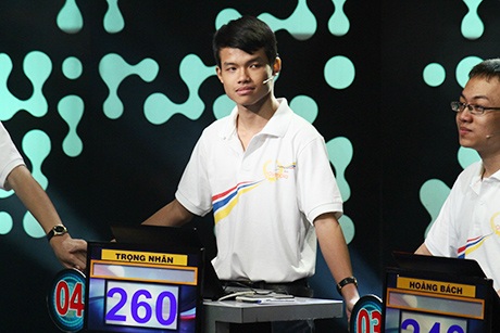 Trọng Nhân vẫn rất điềm tĩnh khi bước vào phần thi Tăng tốc đầy căng thẳng