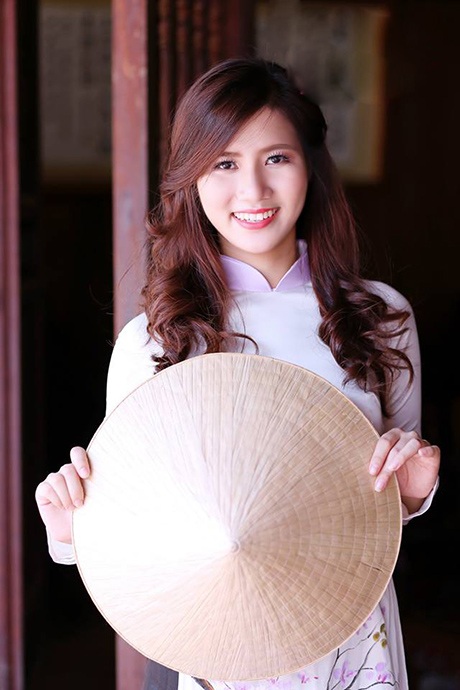 Top 20 Hoa khôi sinh viên ĐH Luật khoe dáng với áo dài - 6 Vũ Thị Minh Phương, SBD 115