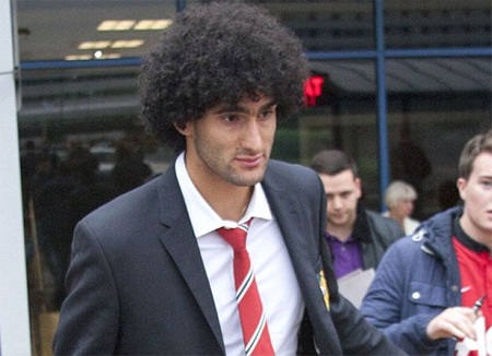 MU có thể mất Maroune Fellaini trong 7 tuần - 1 Fellaini đi gặp chuyên gia tại Manchester