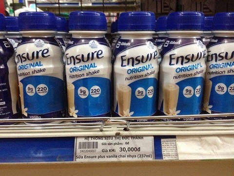 Quản lý Thị trường “đau đầu” xử lý sữa Ensure nước sau tịch thu - 1 Ảnh: Lê Tú