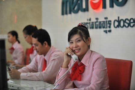 Metfone hiện đang là nhà mạng có thị phần lớn nhất tại Campuchia