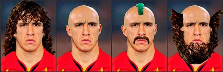 Biếm họa về “gã đầu xù” Carles Puyol - 2 Biếm họa về “gã đầu xù” Carles Puyol
