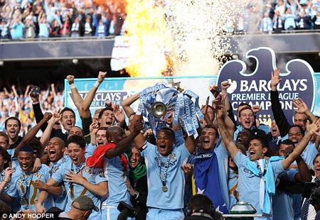 10 sự kiện thể thao quốc tế nổi bật năm 2012 - 3 Man City vô địch Premier League sau 44 năm chờ đợi