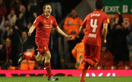 Liverpool, Inter cùng thắng chật vật trên sân nhà - 2 Giây phút thăng hoa của Downing đã giữ 3 điểm trọn vẹn ở lại Anfield