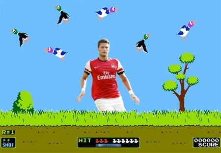 Biếm họa về “chân gỗ” Olivier Giroud của Arsenal - 5 Wenger phải xây dựng thêm nơi tập luyện để cho cậu học trò mới rèn khả năng “bắn phá”