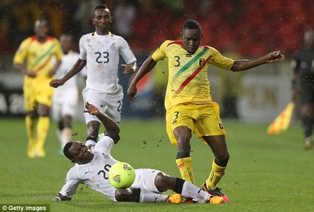 Hạ Ghana thuyết phục, Mali giành hạng 3 CAN 2013 - 2 “Những ngôi sao đen” Ghana chỉ có thể tự trách mình khi phung phí quá nhiều cơ hội