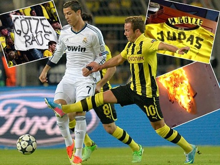 CĐV Dortmund đốt áo, gọi Mario Gotze là “kẻ phản chúa” - 1 Người hâm mộ Dortmund đang cực kì tức giận với “kẻ phản chúa” Gotze