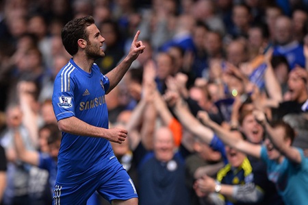 Chelsea “hạ cánh an toàn” với vị trí thứ 3 - 1 Mata sớm đem về lợi thế dẫn bàn cho Chelsea