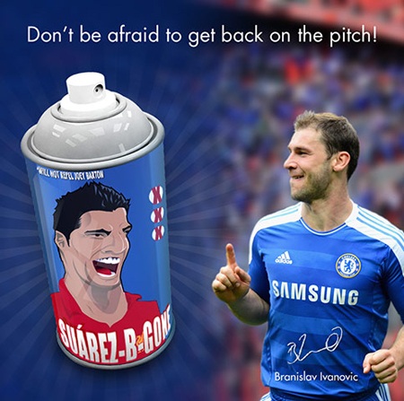 “Cá mập” Suarez đang rình để cắn Ivanovic