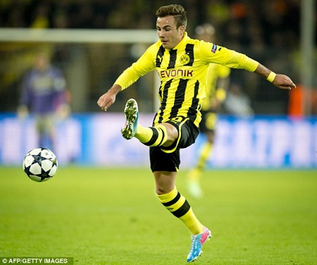 Mario Gotze chính thức lỡ hẹn với chung kết Champions League - 1 Mario Gotze chính thức lỡ hẹn với chung kết Champions League