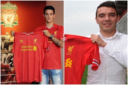 Liverpool ồ ạt đón tân binh ở “phiên chợ Hè” - 1 Liverpool liên tục được chào đón Luis Alberto (trái) và Iago Aspas (phải)