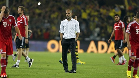 Pep Guardiola: Cái tát cho Thiago Alcantara và cho...chính mình - 2 Pep Guardiola đã phải nhận lấy thảm bại đầu tiên cùng Bayern Munich