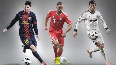 Messi, Ronaldo, Ribery tranh giải “Cầu thủ xuất sắc nhất châu Âu” - 1 Messi, C.Ronaldo, Ribery tranh giải “Cầu thủ xuất sắc nhất châu Âu”