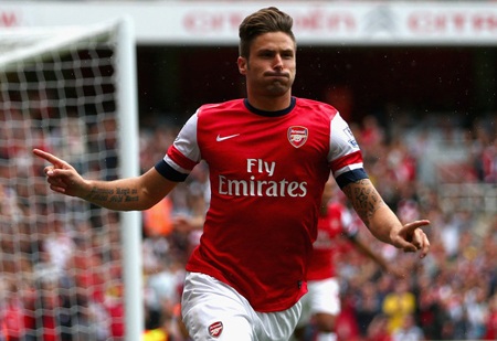 Olivier Giroud liên tục “nổ súng”: Và London vẫn tươi đẹp - 2 Phong độ bùng nổ của chân sút người Pháp bắt đầu từ tour du đấu mùa hè