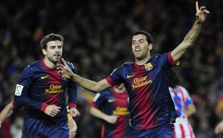 Busquets và Pique sẽ là những điểm tựa bảo đảm an toàn cho hàng thủ Barcelona