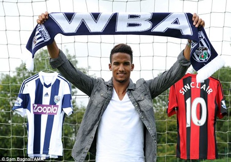 Man City tiếp tục mạnh tay thanh lí “hàng thải” - 1 Scott Sinclair vừa phải chấm dứt “giấc mộng phù hoa” tại Man City để sang West Brom