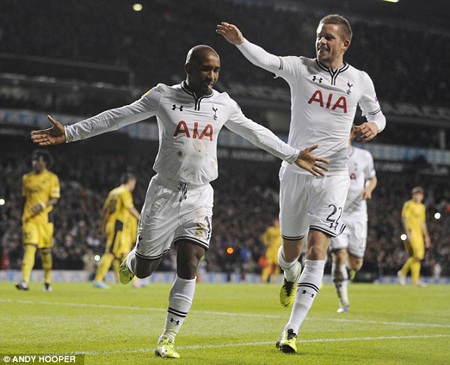 Tottenham sớm đoạt vé đi tiếp sau lượt 4 vòng bảng Europa League