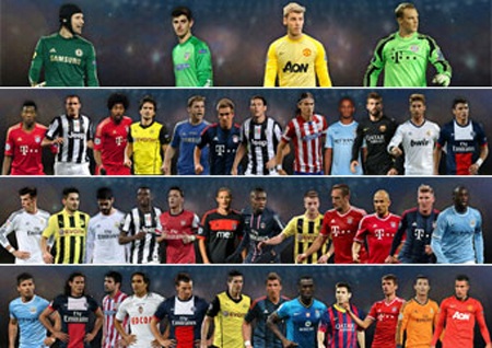 Đề cử đội hình tiêu biểu UEFA: Không có chỗ cho người Anh - 1 40 đề cử của UEFA không hề xuất hiện bóng dáng của người Anh