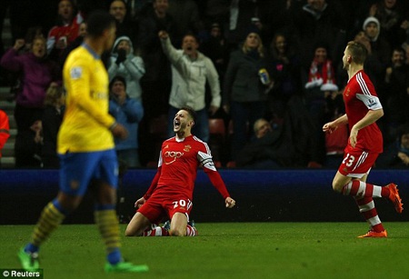 Southampton có một ngày thi đấu rất hay và đã có thể chiến thắng nếu may mắn