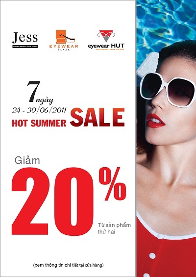 Eyewear HUT với tuần lễ “Hot Summer Sale” - 1 Eyewear HUT với tuần lễ “Hot Summer Sale” - 1