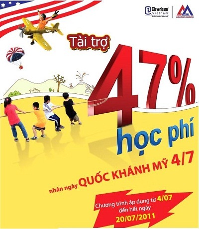 Tài trợ 1000 suất học bổng tiếng Anh 47% tại Cleverlearn - AMA - 1