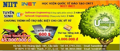 Học viện NIIT - iNet tuyển sinh 2011 - 2013 - 1 Học viện NIIT - iNet tuyển sinh 2011 - 2013 - 1