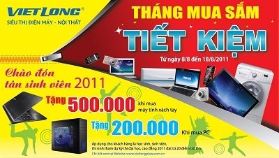 Tháng mua sắm tiết kiệm tại điện máy Việt Long - 1