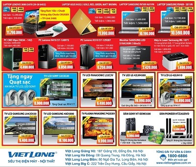 Tháng mua sắm tiết kiệm tại điện máy Việt Long - 2