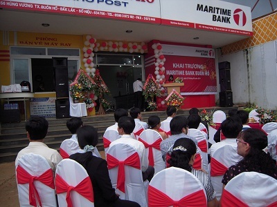 Khai trương Maritime Bank Buôn Hồ - 2 Khai trương Maritime Bank Buôn Hồ - 2