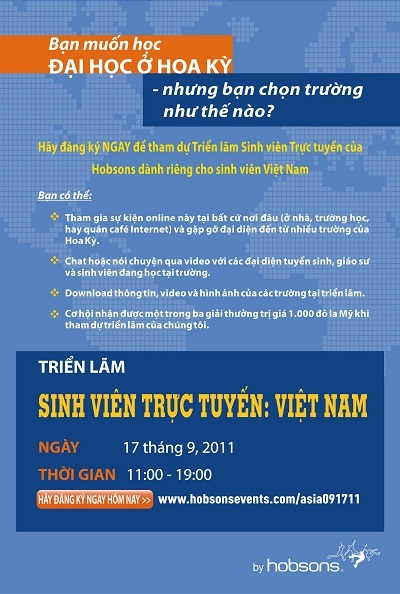 Triển lãm sinh viên trực tuyến - Công cụ mới để tìm cơ hội du học Mỹ của các sinh viên Việt Nam - 1 Triển lãm sinh viên trực tuyến - Công cụ mới để tìm cơ hội du học Mỹ của các sinh viên Việt Nam - 1