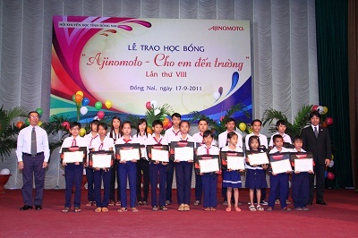 Học bổng “Ajinomoto - Cho em đến trường" - Chắp cánh những ước mơ - 1 Học bổng “Ajinomoto - Cho em đến trường" - Chắp cánh những ước mơ - 1