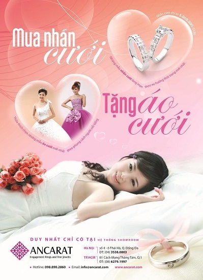 Hạnh phúc nhân đôi: Mua nhẫn được váy cưới - 1 Hạnh phúc nhân đôi: Mua nhẫn được váy cưới - 1