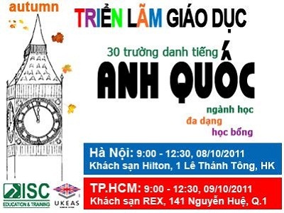 Cơ hội học bổng toàn phần tại triển lãm giáo dục Anh quốc ISC-UKEAS - 1