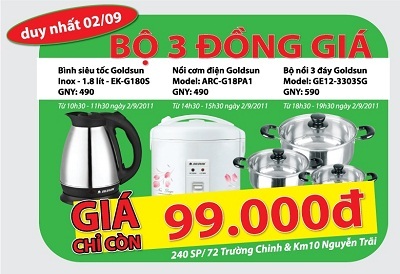 Trượt giá không phanh, Media Mart chào mừng Quốc khánh - 3 Trượt giá không phanh, Media Mart chào mừng Quốc khánh - 3