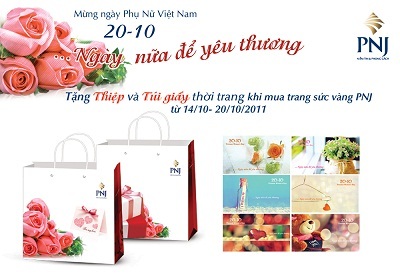 Quà tặng 20/10 từ PNJ - “Ngày nữa để yêu thương” - 1 Quà tặng 20/10 từ PNJ - “Ngày nữa để yêu thương” - 1