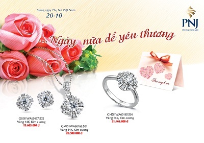 Quà tặng 20/10 từ PNJ - “Ngày nữa để yêu thương” - 4 Quà tặng 20/10 từ PNJ - “Ngày nữa để yêu thương” - 4