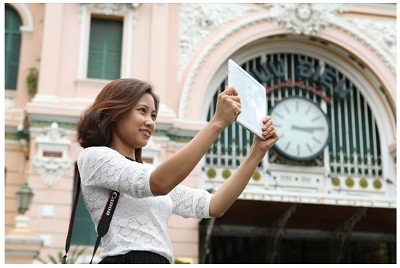 Phóng viên Thu Hiền: Có thêm nhiều trải nghiệm thú vị nhờ Galaxy Tab 10.1 - 3