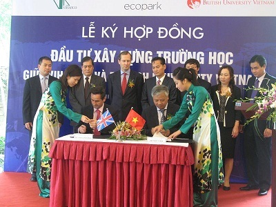 Ecopark hợp tác xây dựng trường đại học Anh quốc đầu tiên tại Việt Nam - 1 Ecopark hợp tác xây dựng trường đại học Anh quốc đầu tiên tại Việt Nam - 1