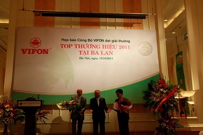  VIFON đạt giải thưởng Top Thương hiệu 2011 tại Ba Lan - 1