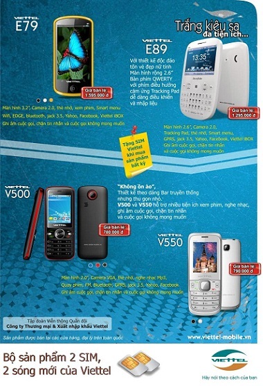 Viettel khuyến mãi lớn cho điện thoại 2 SIM 2 sóng - 2 Viettel khuyến mãi lớn cho điện thoại 2 SIM 2 sóng - 2