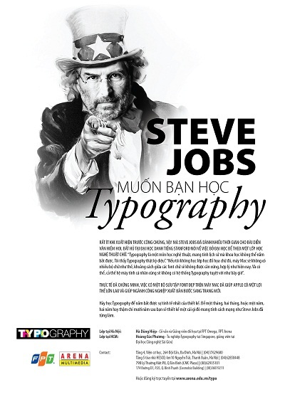 Steve Jobs muốn bạn học Typography - 1 Steve Jobs muốn bạn học Typography - 1