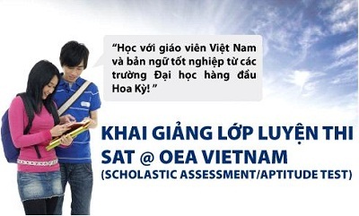 Luyện thi SAT @ OEA Vietnam - Rộng mở cơ hội học bổng du học Mỹ! - 1 Luyện thi SAT @ OEA Vietnam - Rộng mở cơ hội học bổng du học Mỹ! - 1