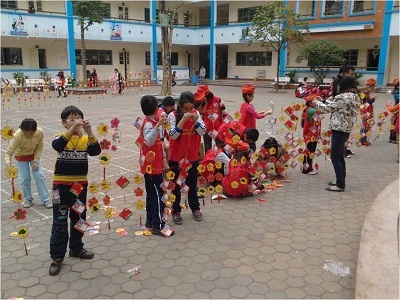 Mai đào xuống phố, Tết về muôn nơi - 1