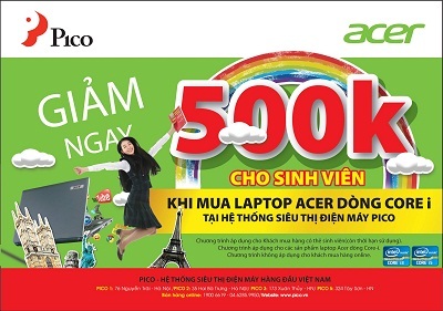 Pico giảm giá đặc biệt cho sinh viên khi mua laptop - 1