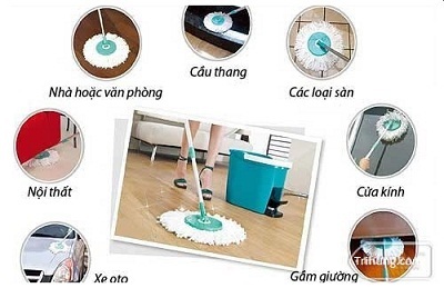 Chọn mua cây lau nhà thông minh 360 độ - 1